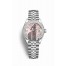 Rolex Datejust 28 White Rolesor Oystersteel white gold 279384RBR Pink set diamonds Dial