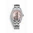 Rolex Pearlmaster 34 white gold lugs set diamonds 81159 Pink Dial