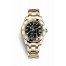 Rolex Pearlmaster 34 yellow gold 81318 Black Dial