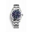 Rolex Pearlmaster 34 white gold 81319 Blue set diamonds Dial