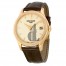 Fake Patek Philippe Calatrava Mechanical Ivory Dial Leather Men's Watch 5227R-001