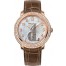 Fake Patek Philippe Complications Mother Of Pearl Dial Taupe Leather Ladies Watch 4968R-001