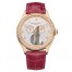 Fake Patek Philippe Complications Silvery Sunburst Dial 18K Rose Gold Automatic Ladies Watch 4947R-001