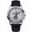 Fake Patek Philippe Grand Complication Silver Dial Chronograph 18kt White Gold Black Leather Men's Watch 5270G-001