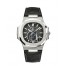 Fake Patek Philippe Nautilus Automatic GMT Moonphase Black Dial Stainless Steel Men's Watch 5726A-001