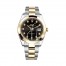imitation Rolex Datejust 126303BKDO Black Diamond Dial Steel and 18K Yellow Gold Oyster Watch